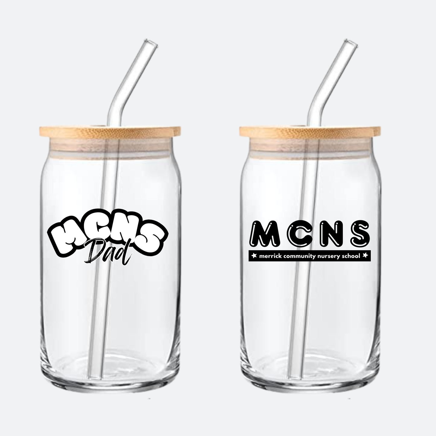 MCNS: Glass Iced Coffee Tumbler