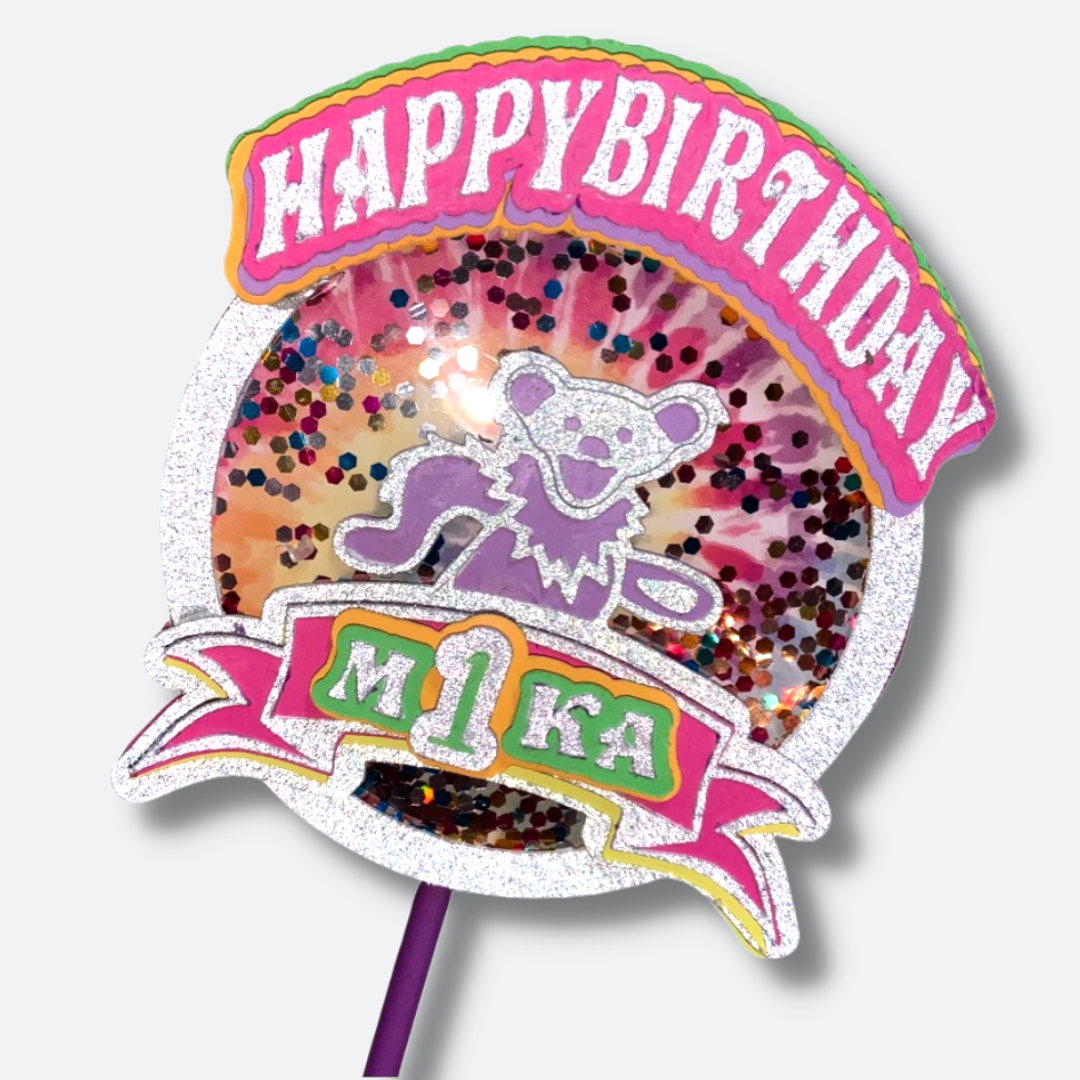 Custom Cake Topper - 3-D Shaker Topper | Each is unique, custom order