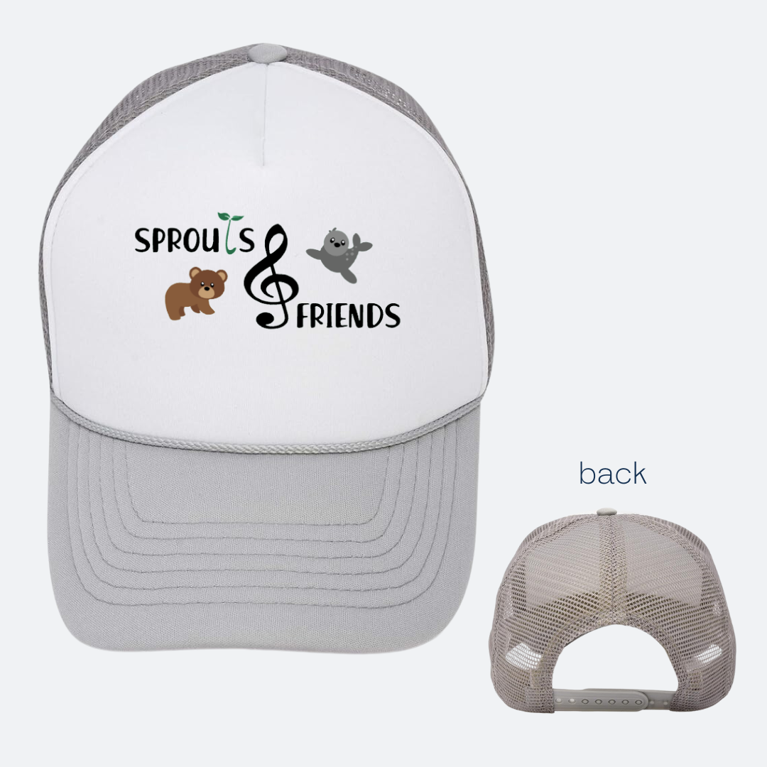 Sprouts & Friends - Branded Trucker Hat (Gray)