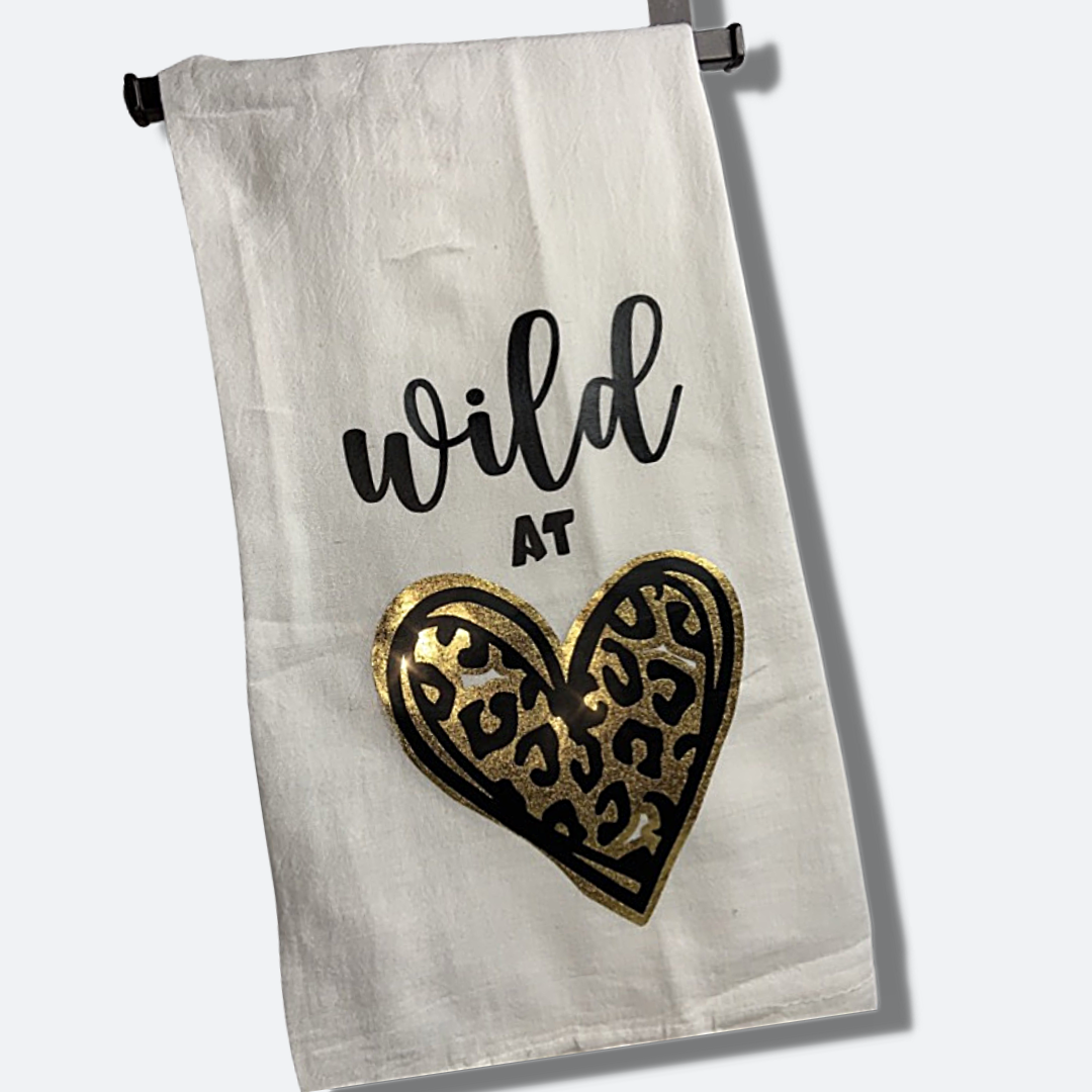 Wild at Heart Dish Towel