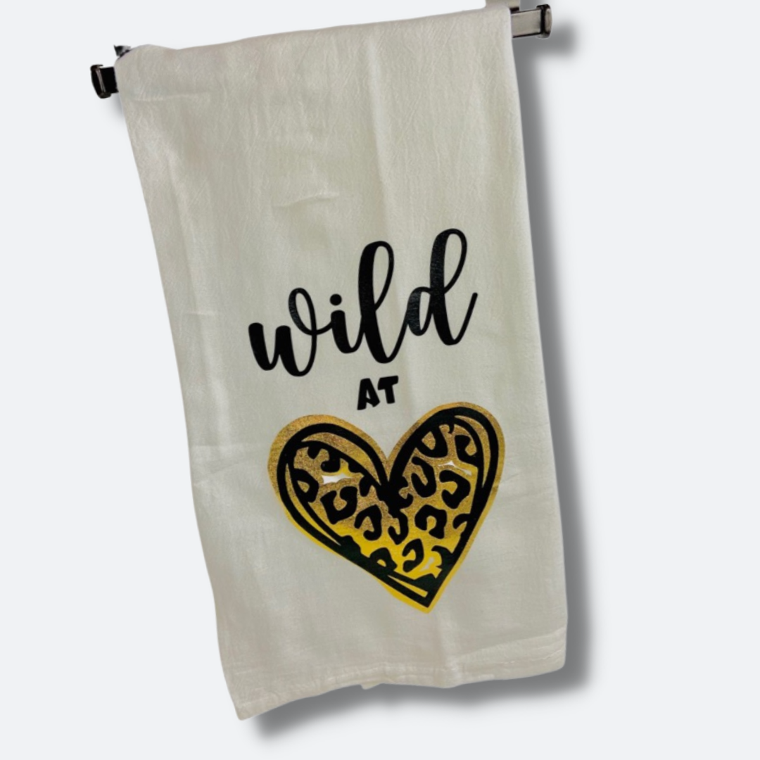 Wild at Heart Dish Towel