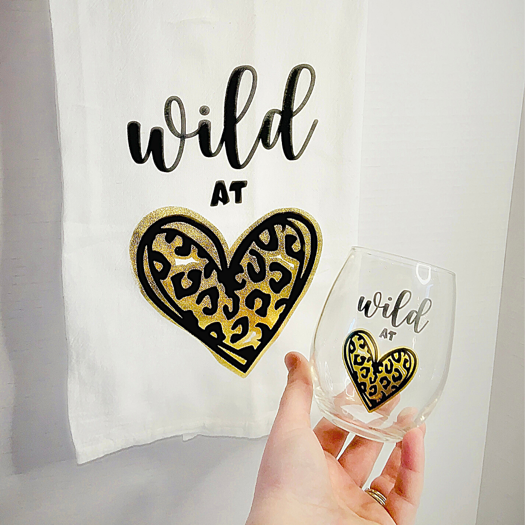 Wild at Heart Dish Towel