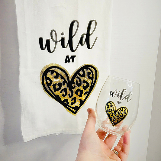 Wild at Heart Dish Towel