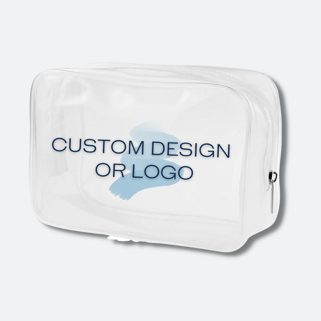 Branded Travel Pouch | Clear Cosmetic Pouch
