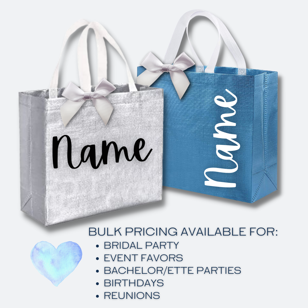 Personalized Goodies Bag | Name or Bridal Party Title