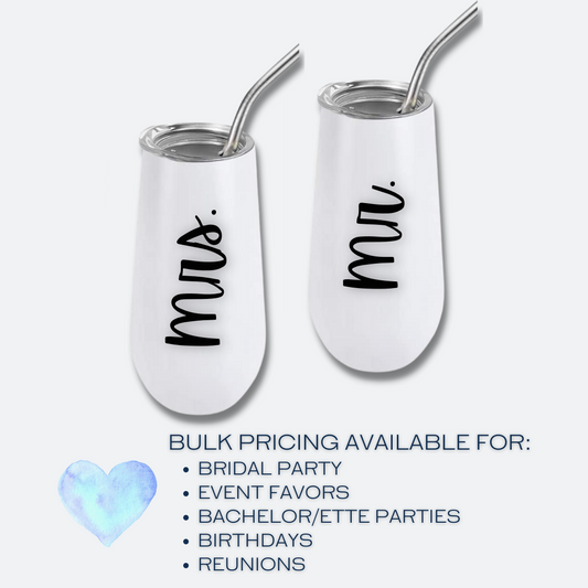 Personalized Champagne Tumbler