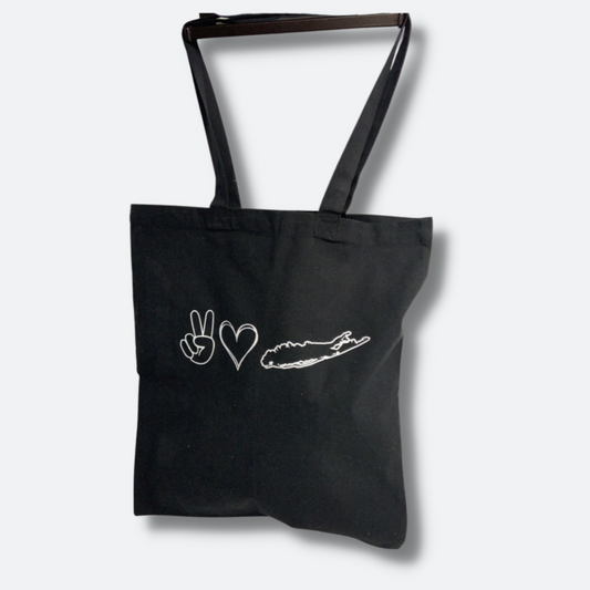 Peace Love Long Island Tote Bag