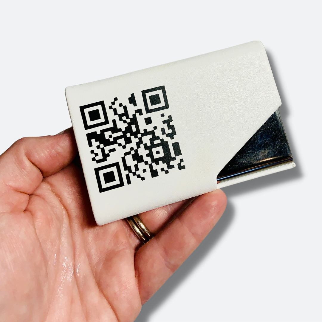 Code Card Holder QR Code Scannable Card Case | ID Card Holder | Business Card Case ...