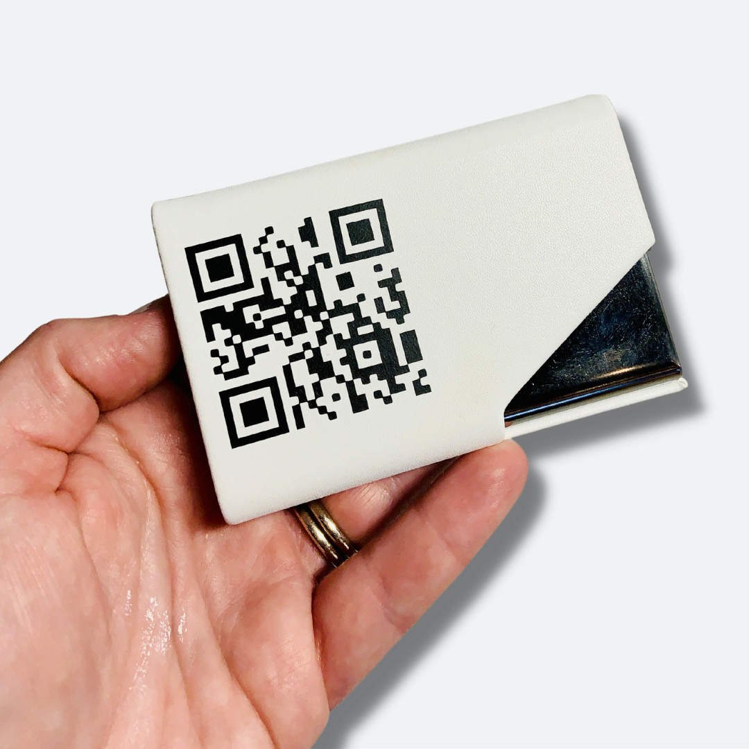 QR Code Scannable Card Case | ID Card Holder | Business Card Case