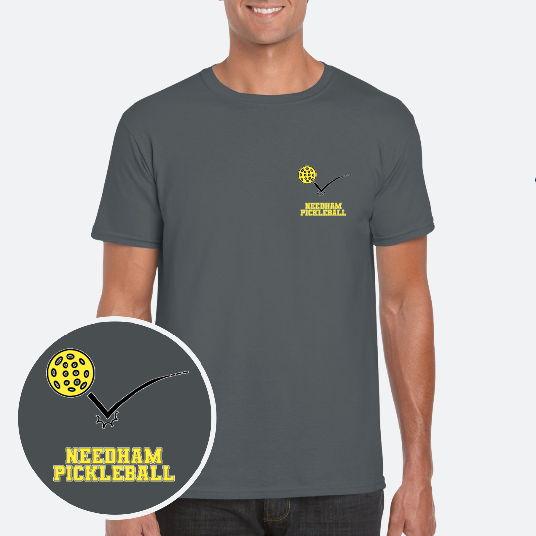 Local Pickleball T-Shirt - Abstract Pickle Jar Design (hand-painted)