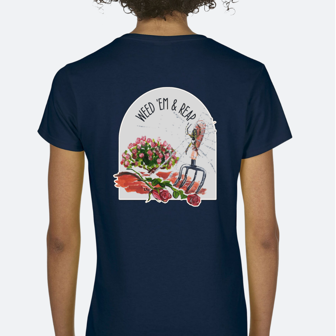 Boston Area Gardeners T-Shirt - Roses Design