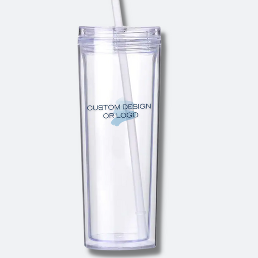 Personalized Skinny Acrylic Tumbler | Tumbler Party Favor | Bulk Available