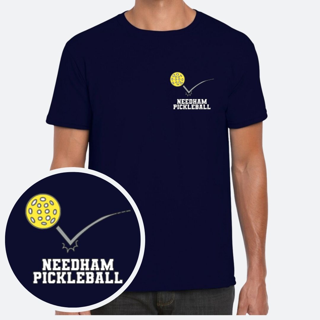 Local Pickleball T-Shirt - Vampire Design (hand-drawn)