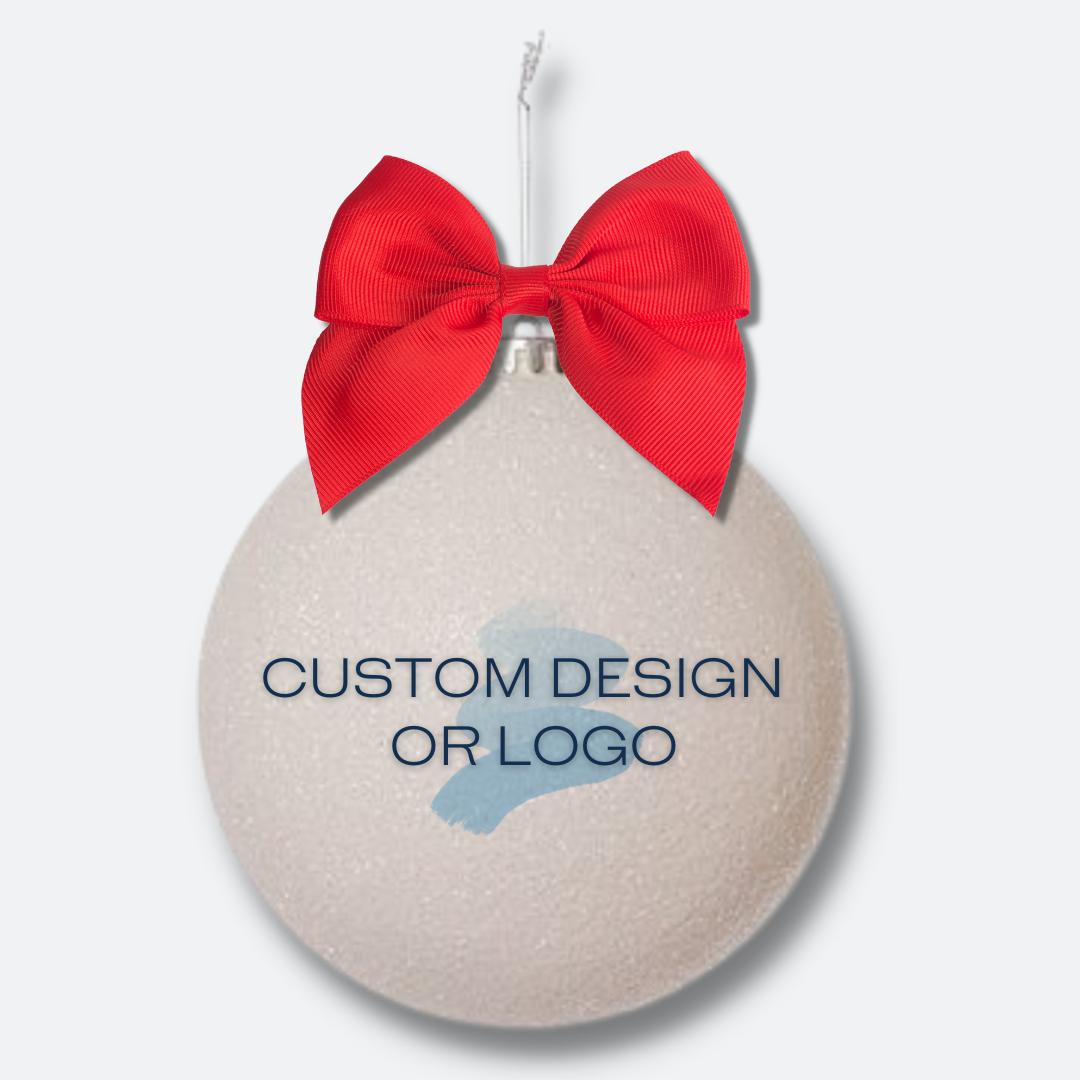 Branded or Custom Designed Glitterized Ornament | Your Logo