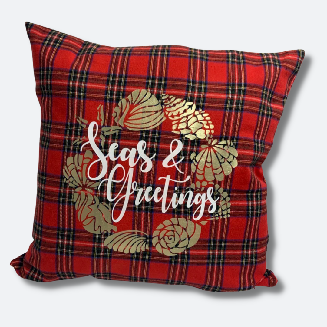 Seas & Greetings | Holiday Pillow Cover