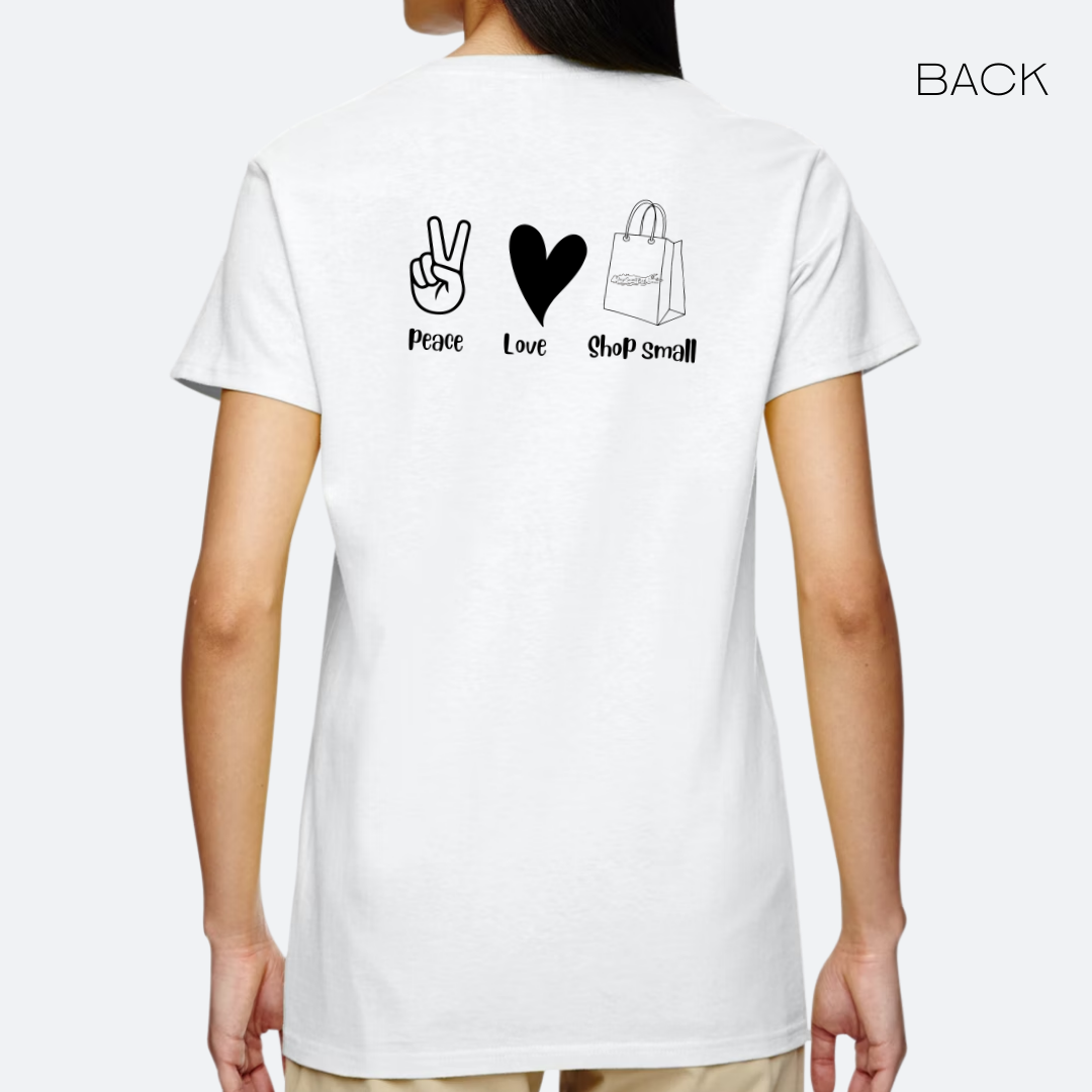 Peace Love Shop Small T-Shirt
